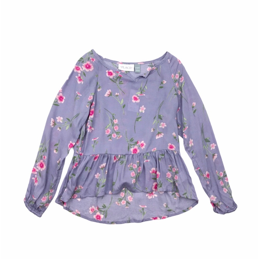 🎈NWT Children’s Place Floral Peplum Top